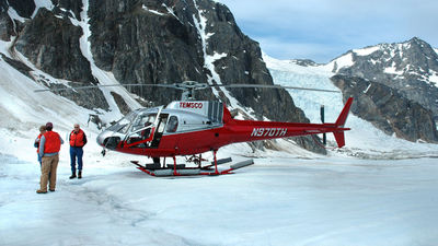 Temsco Helicopters offers a unique perspective of Skagway’s glaciers.