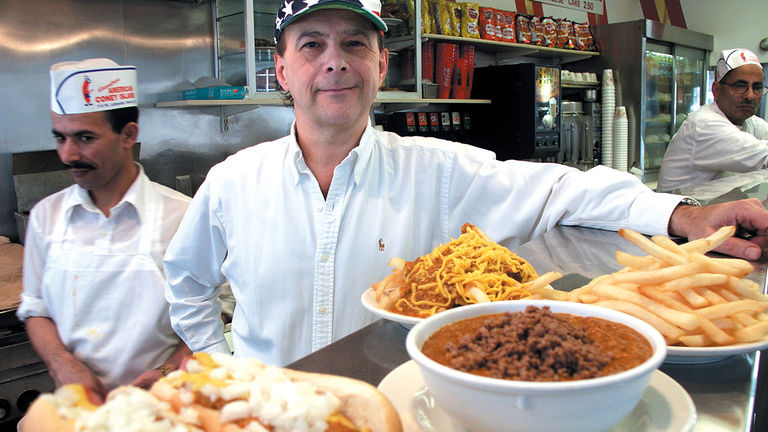 Enjoy a classic Coney Dog at Coney Islands.