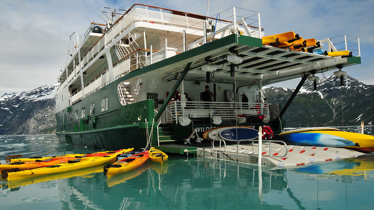 UnCruise Adventures' ships offer the support elements required to best enjoy the region, such as kayaks, snorkeling gear and Zodiac-type expedition inflatables.