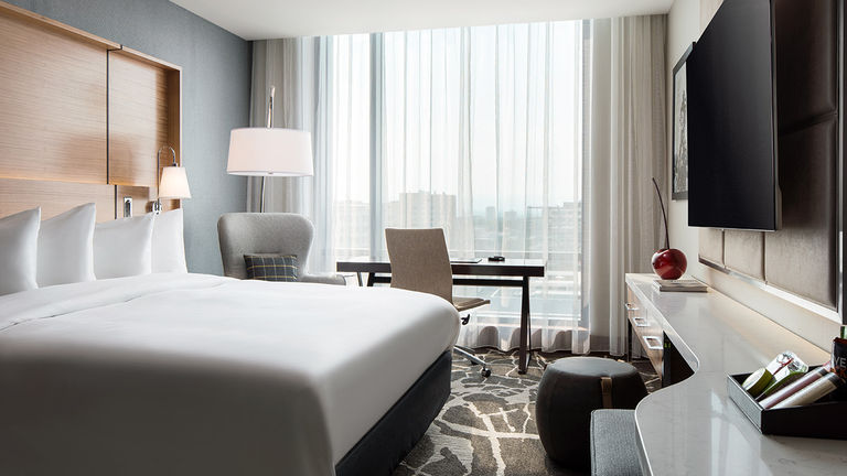 The 201-room Jacquard Hotel & Rooftop is a great base for exploration.