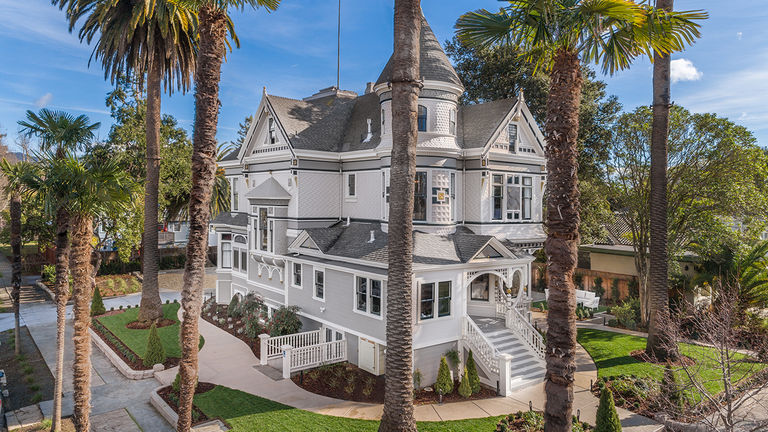 Originally built as a residence in 1891, The George is now a nine-room boutique luxury hotel.