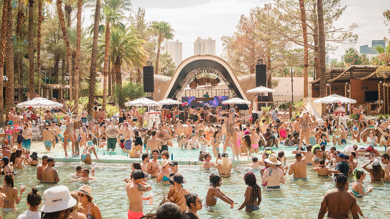 Photos of Las Vegas Pool Parties at Various Hotels As the City Reopens