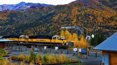 The Denali Star itinerary included visits to Denali and Talkeetna.