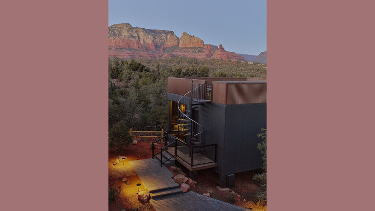 Cube-shaped accommodations are called “Atriums” and run across multiple room categories.