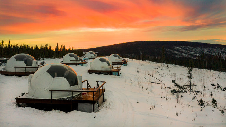 The property has increased its capacity with five new igloos, bringing the total number of aurora domes to 36.