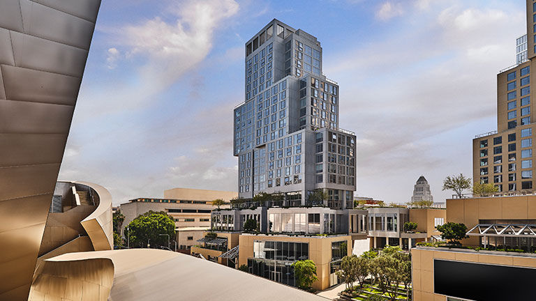 The new Conrad was designed by iconic architect Frank Gehry.