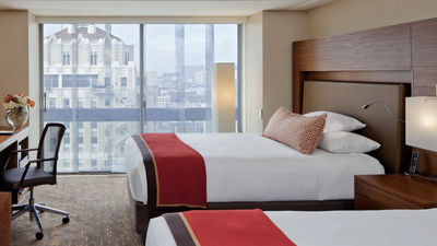 The newly renovated lobby at Grand Hyatt San Francisco // © 2013 Hyatt Hotels and Resorts F