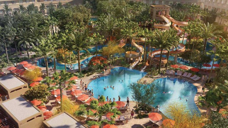 Guests can get some vitamin D at the resort’s newest splash zone, opening in April.