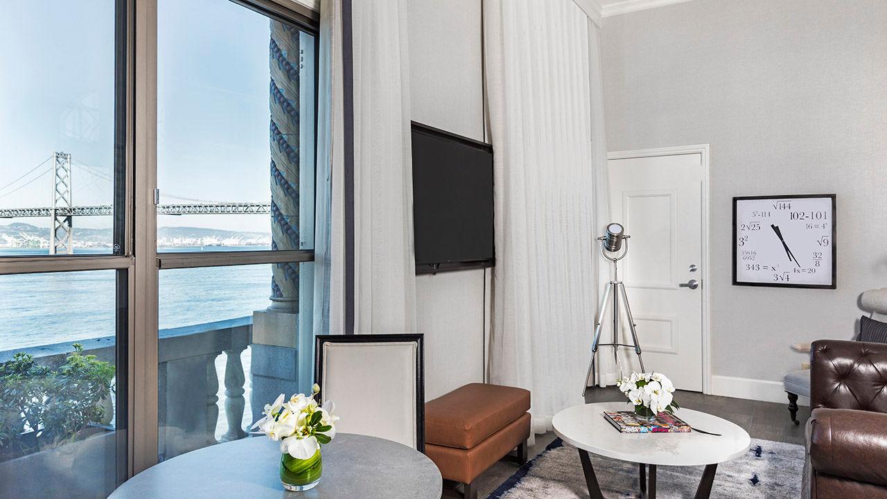 Harbor Court features techy design and an iconic location across from San Francisco’s Bay Bridge.