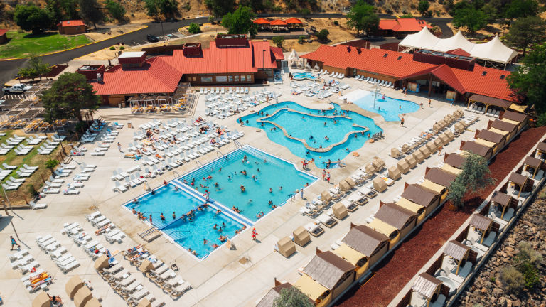 Kah-Nee-Ta’s big draw is its thermal pool complex.