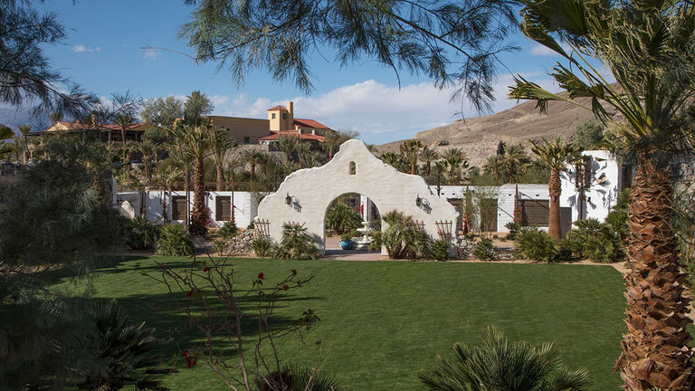 The Mission Gardens, a green space across from The Inn at Death Valley, was also redone as a part of the property’s renovation.