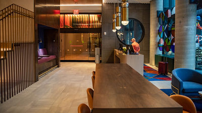 The entrance of The Motto by Hilton New York City Chelsea