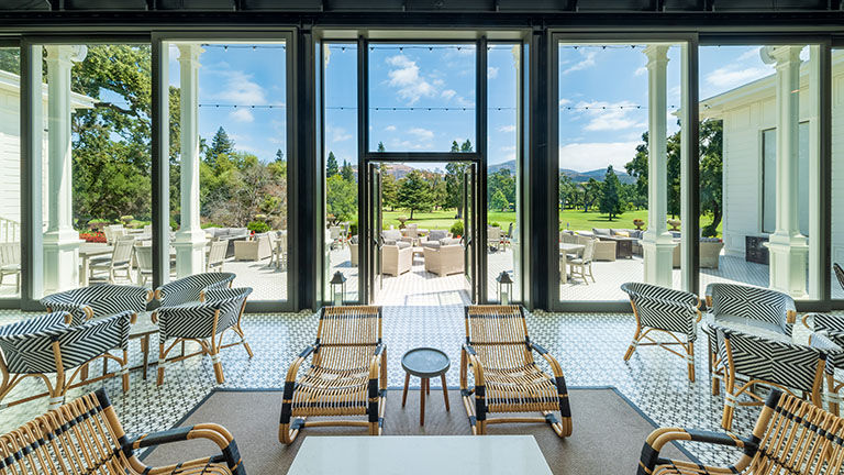 Silverado recently renovated several spaces, including the indoor-outdoor Mansion Bar & Terrace.