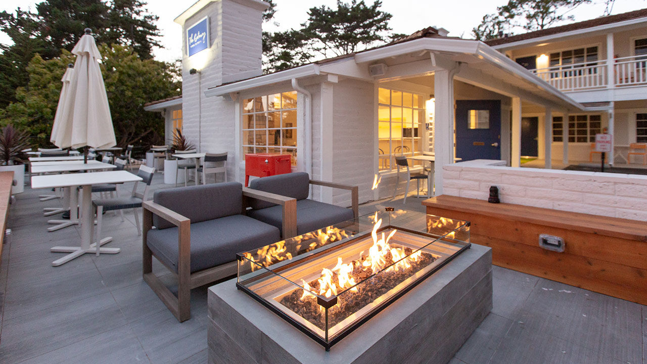 Boutique property The Getaway in Carmel, Calif., offers 34 rooms and two outdoor fire pits.