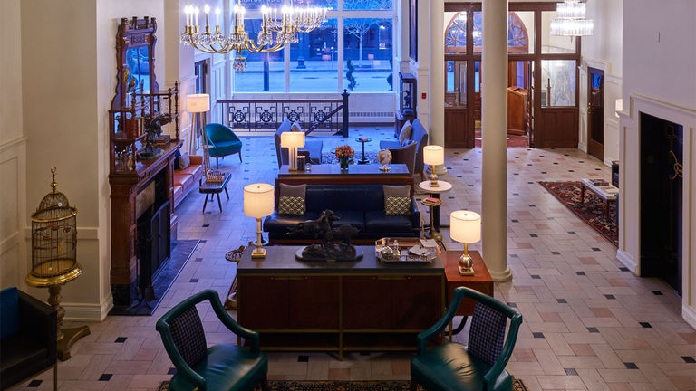The Oxford Hotels’ lobby