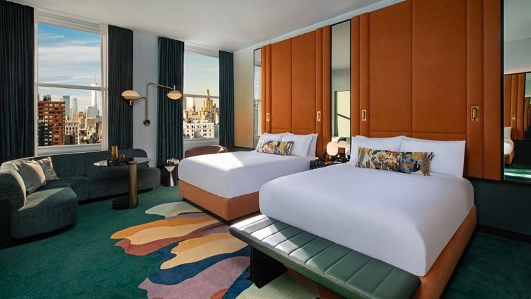 Newly renovated guestrooms combine classic design touches with a modern twist.