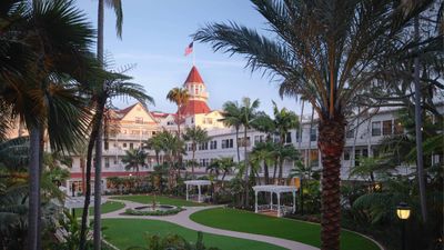 The Victorian building's central garden courtyard has been restored to its original layout, complete with historic walkways and pergolas.