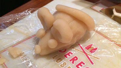 Making Marzipan Mice in Lubeck, Germany