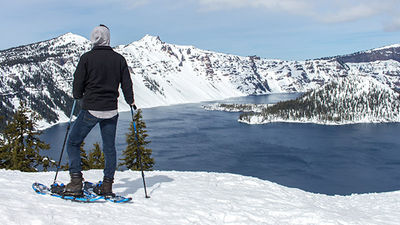Been There, Do This: Snowshoeing at Crater Lake National Park in Oregon