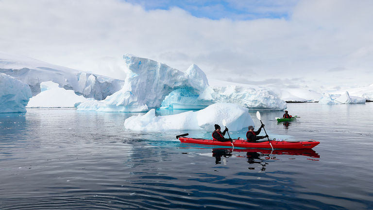 Kayaking is a highlight for most travelers, but requires advance planning and an extra cost.