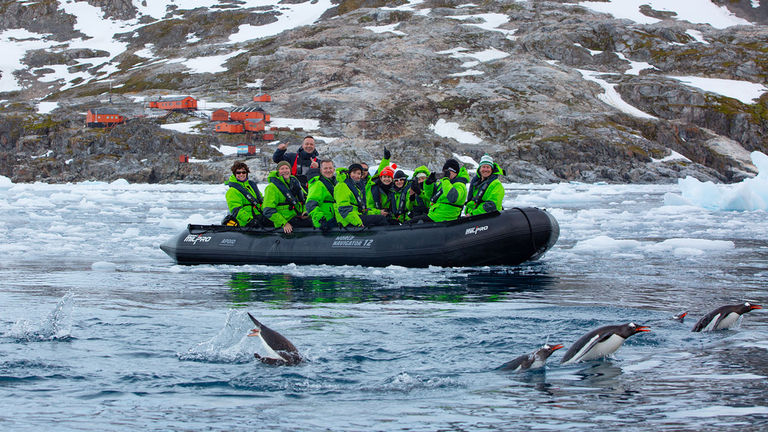 Zodiac Rides Antarctica Cruise