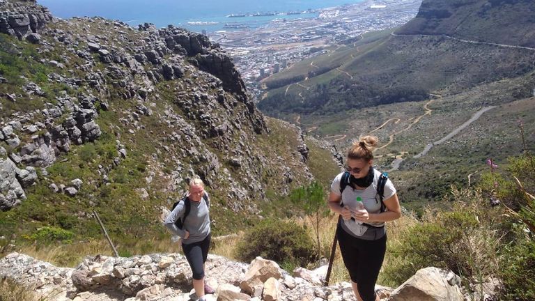 Guided hiking on Table Mountain Guided hiking on Table Mountain