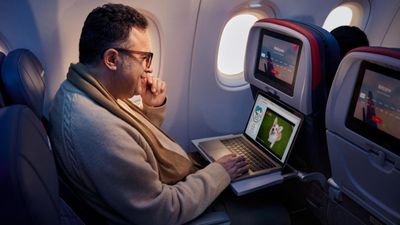 More than 90% of Delta's U.S. aircraft offer fast, free Wi-Fi currently.