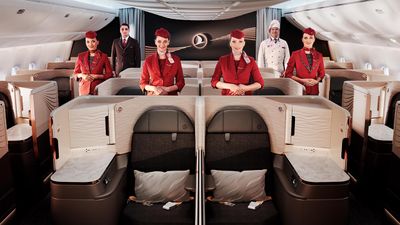 The Crystal Business Class suite will feature a new design with lighter and warmer colors, and increased privacy for travelers.