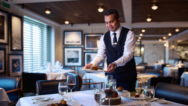 Jacques, the line’s restaurant from iconic chef Jacques Pepin, has returned onboard Allura.