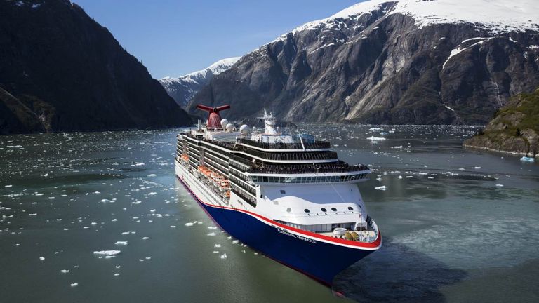 Carnival Cruise Line sails out of Seattle on Alaska-bound cruises.