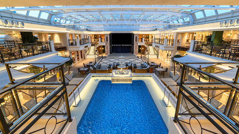 The lido deck will feature a pool.