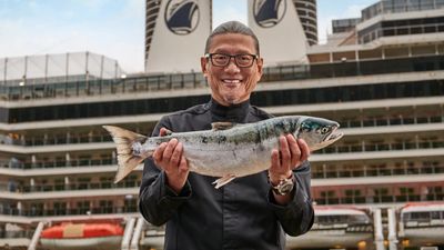 Chef Masaharu Morimoto will make a surprise appearance on a "Top Chef" episode recorded onboard Holland America Line' s Eurodam.