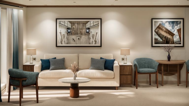 There are variety of suites onboard the Crystal Grace to fit the needs of every guest.