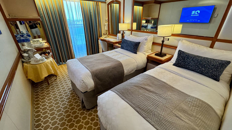 The ship was last refurbished in 2019.