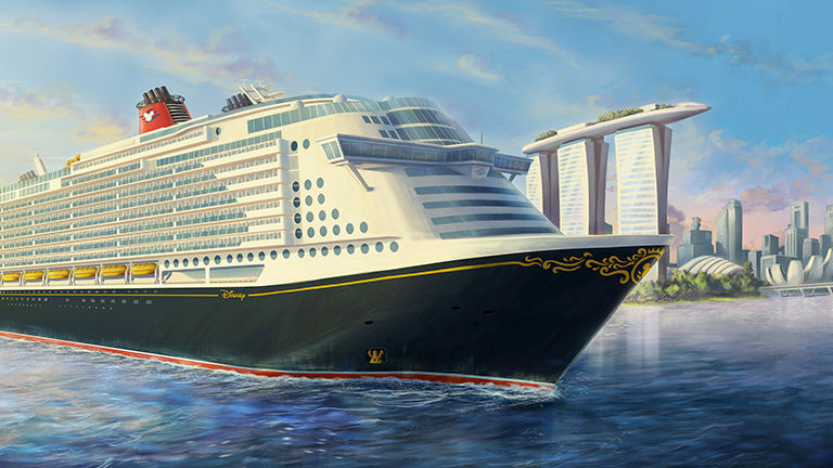 Disney Cruise Line plans to homeport a brand-new ship in Singapore beginning in 2025.