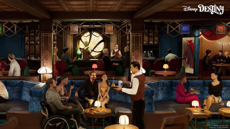 The Sanctum cocktail and coffee lounge transports clients into the mystical world of Marvel’s Sorcerer Supreme, Doctor Strange.