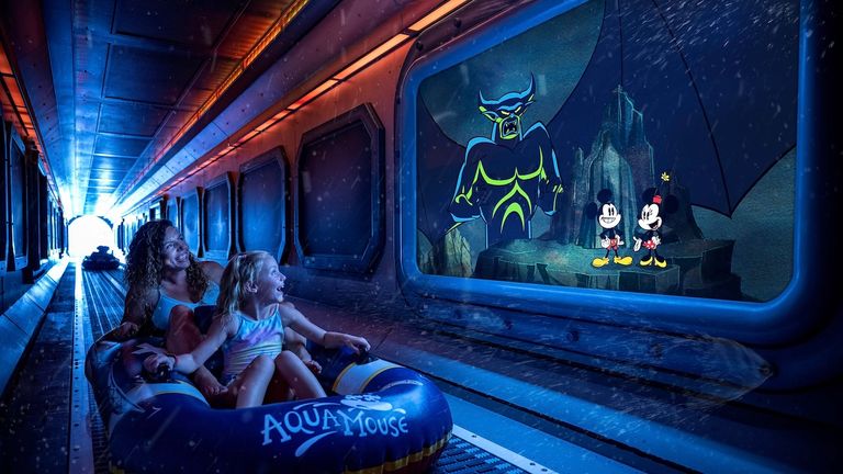AquaMouse introduces a new villain-filled storyline onboard Disney Destiny.