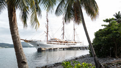 Sea Cloud II combines the romance of traditional sailing with the comforts of a luxury yacht.