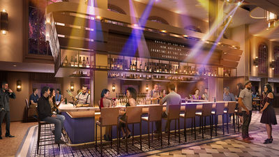 A brand-new Latitudes bar onboard Carnival Celebration will be themed to classic airport and train station waiting lounges.