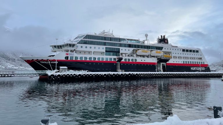 The writer’s Signature Astronomy Voyage took place onboard the recently refurbished MS Trollfjord.