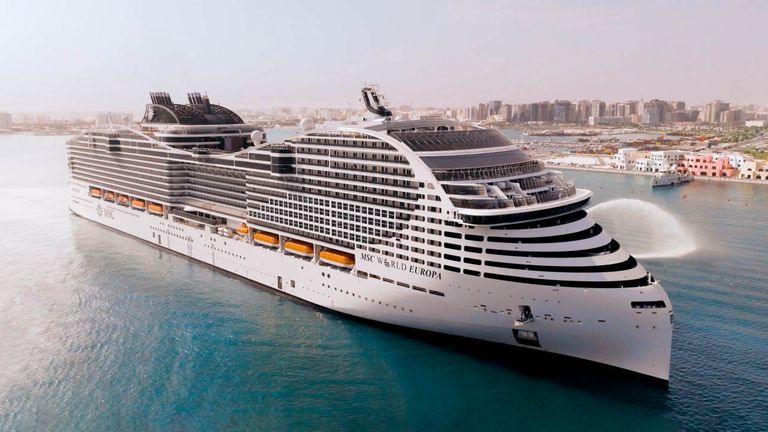 MSC World Europa in Doha, Qatar