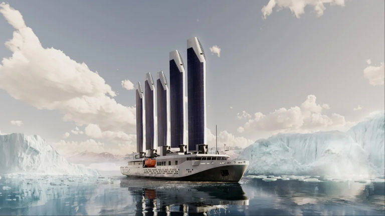 Selar’s Captain Artic will be wind- and solar-powered. Selar’s Captain Artic will be wind- and solar-powered.