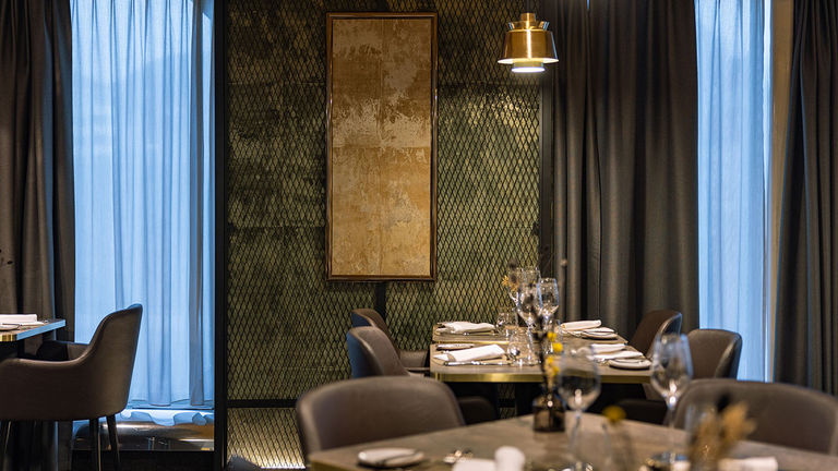 Rost is the fine-dining restaurant on MS Trollfjord.