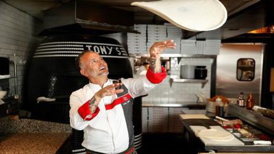 Chef Tony Gemignani is renowned for his pizza-making skills.