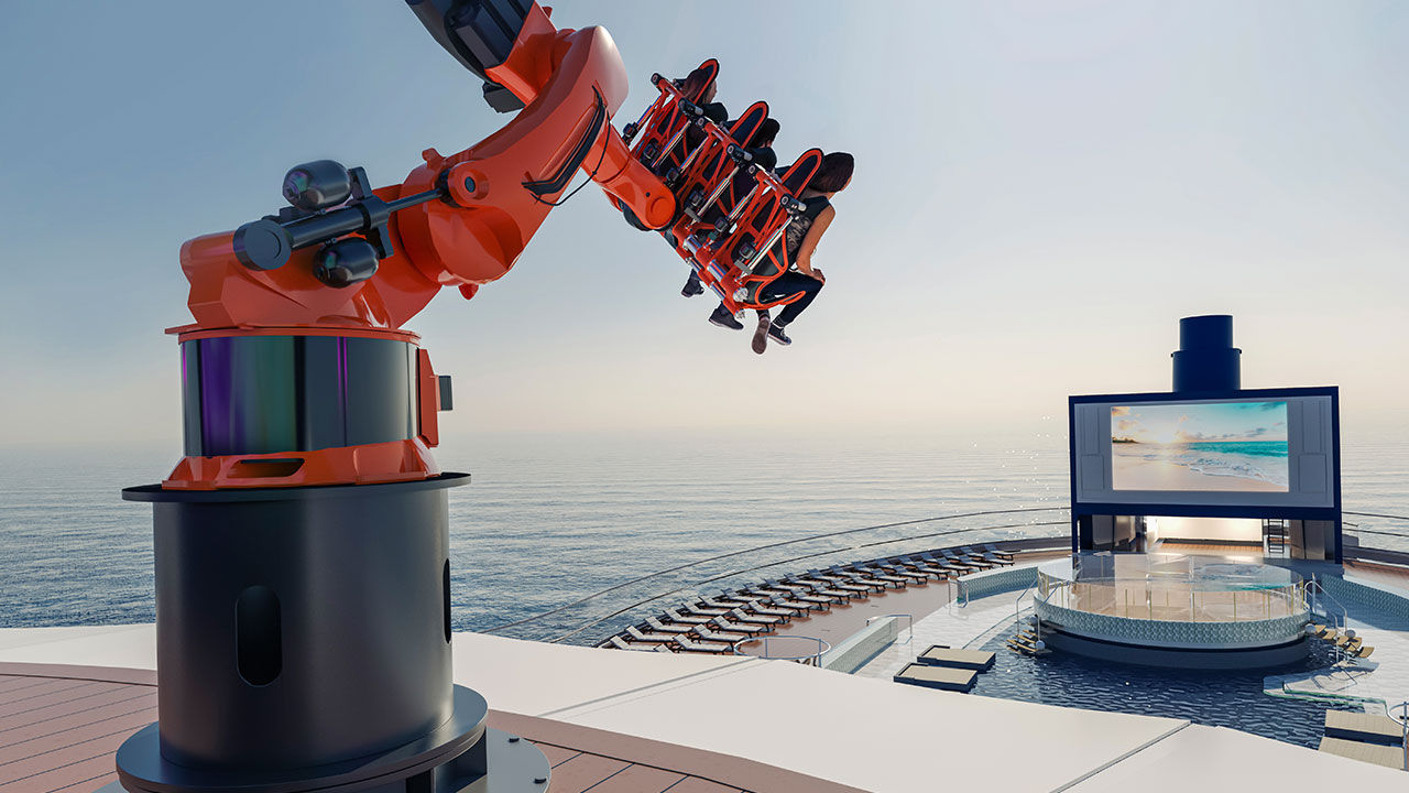 Meet Robotron, MSC Seascape’s Newest Deck Attraction