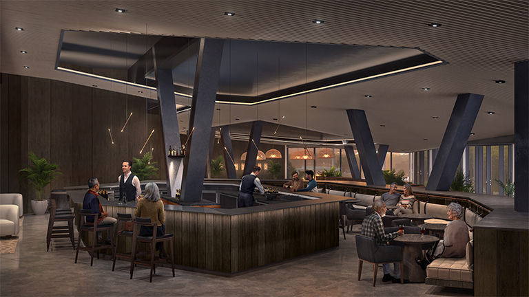 Bar Sur will serve as a social space with activities including wine tastings.