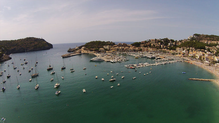 Star Clippers’ itineraries include stops in Mallorca, Spain.