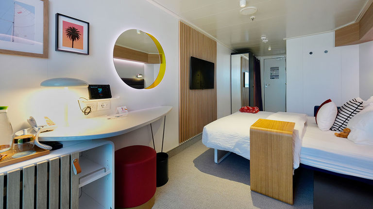 Sea Terrace rooms have a modern feel.