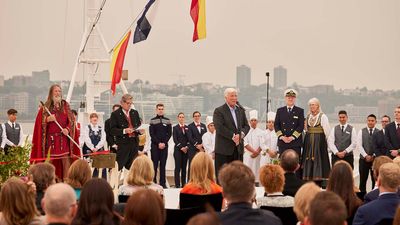 Viking Saturn was recently christened in New York City.