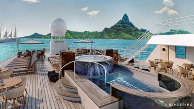 Pool deck enhancements are part of the renovation plans.